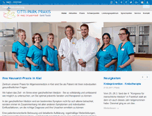 Tablet Screenshot of praxis-citti-park.de